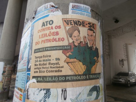 The victory of the current president Dilma Rousseff was due, in part, to her perceived competence as an energy minister from 2003 to 2005. In response to last month’s protests, she helped usher a bill through Congress allowing for oil royalties to be fully dedicated to education and healthcare.