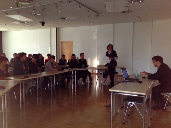 Dr Sigrun Kabisch opens the Leipziger Geographisches Kolloquium