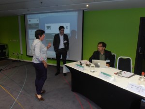 Oscar Guinea, Stefan Bouzarovski, and Harriet Thomson discussing energy poverty.