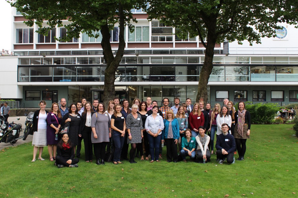 Group photo at ECR event.